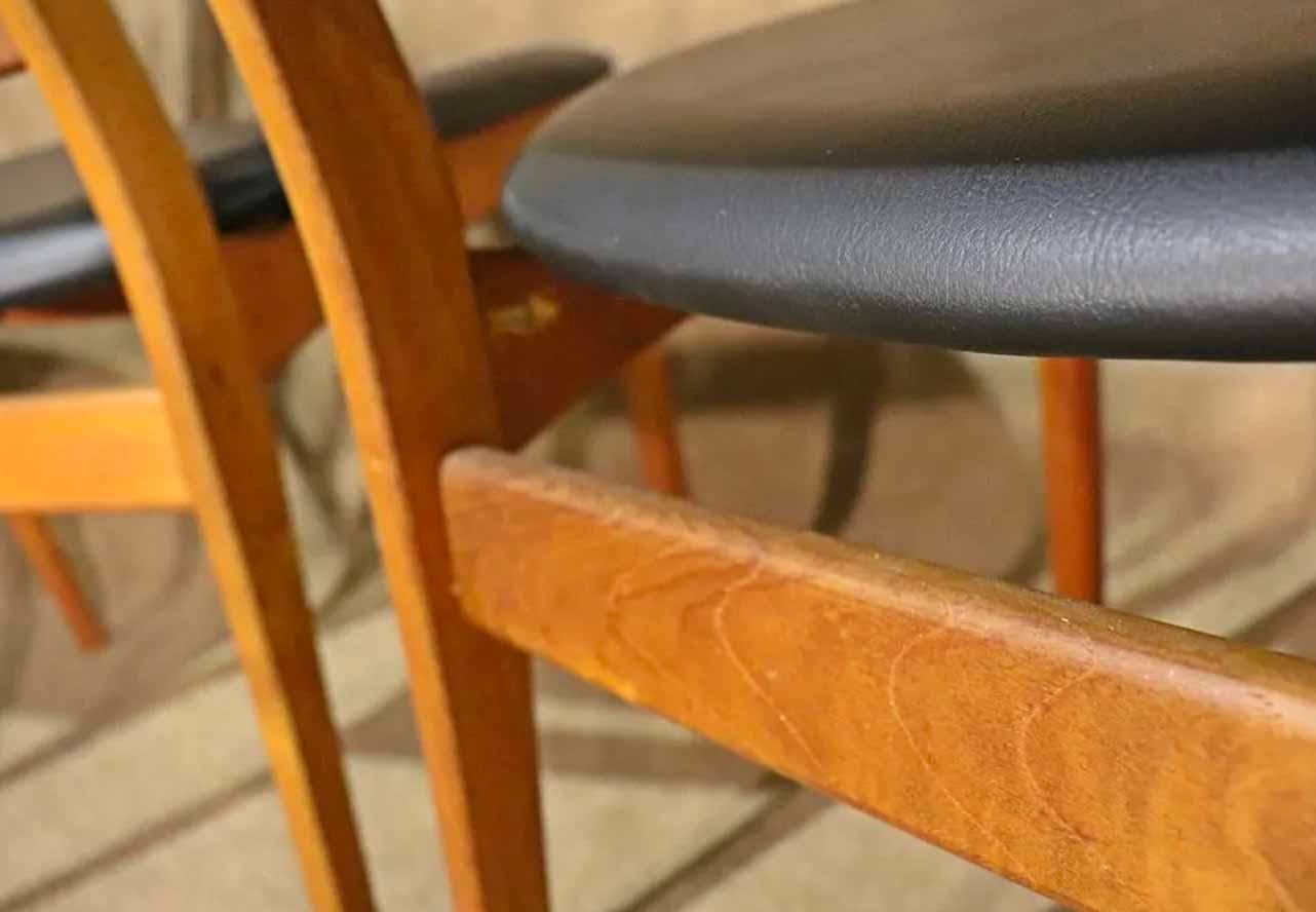 Danish Made Six Chairs For Sale 2