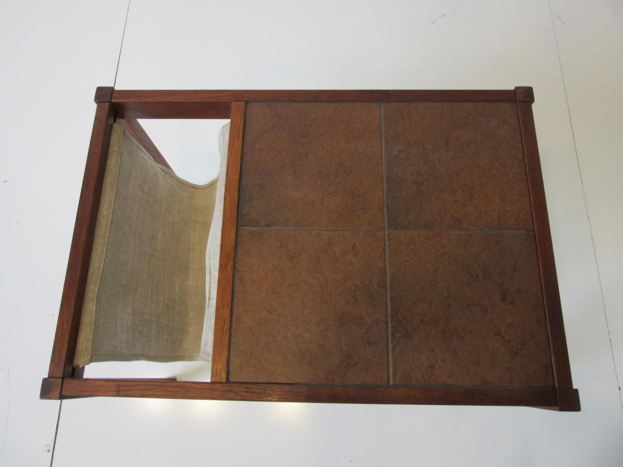 20th Century Danish Magazine Rack or Side Table in the Style of BRDRK Furbo