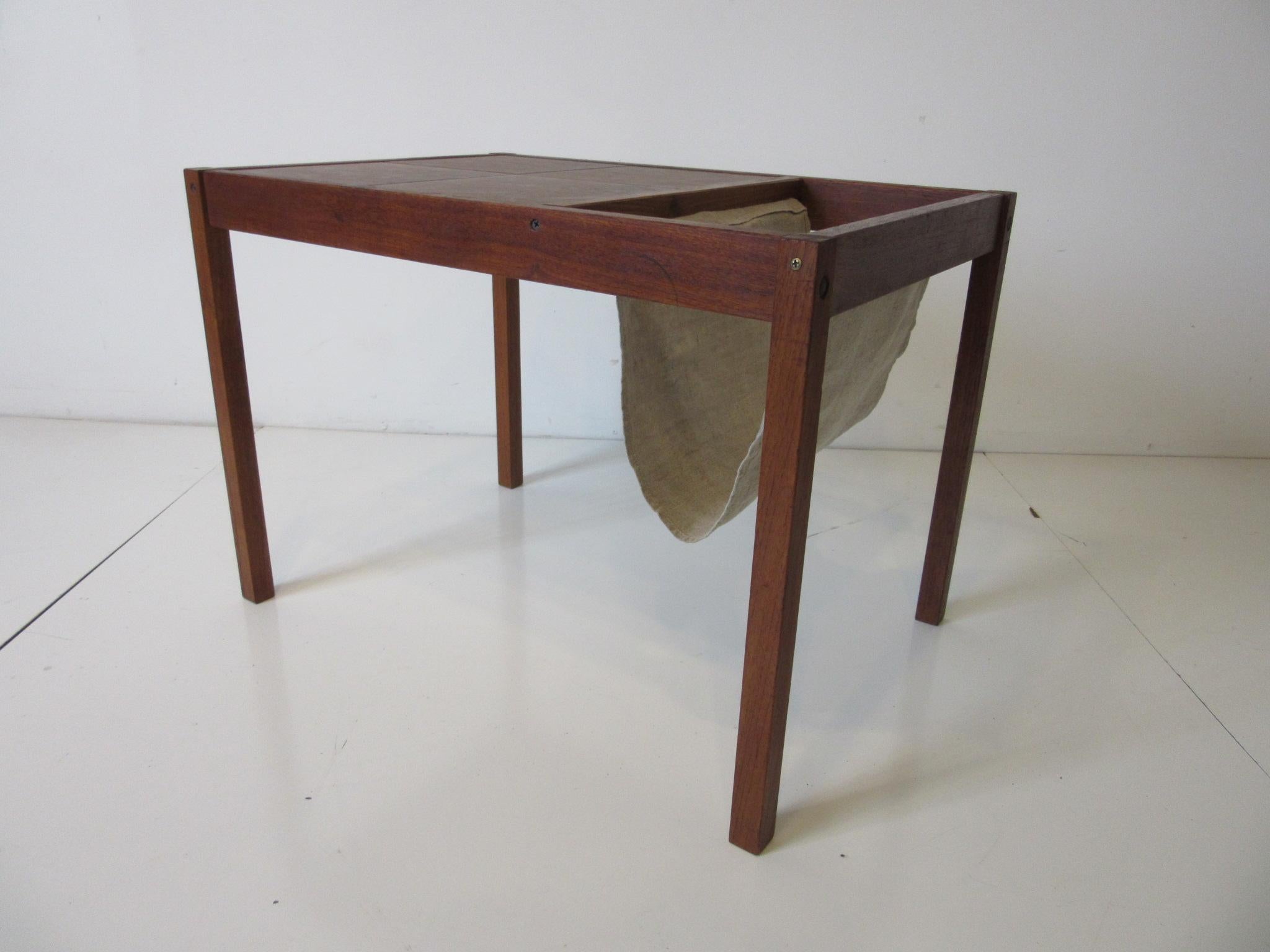 Danish Magazine Rack or Side Table in the Style of BRDRK Furbo 2