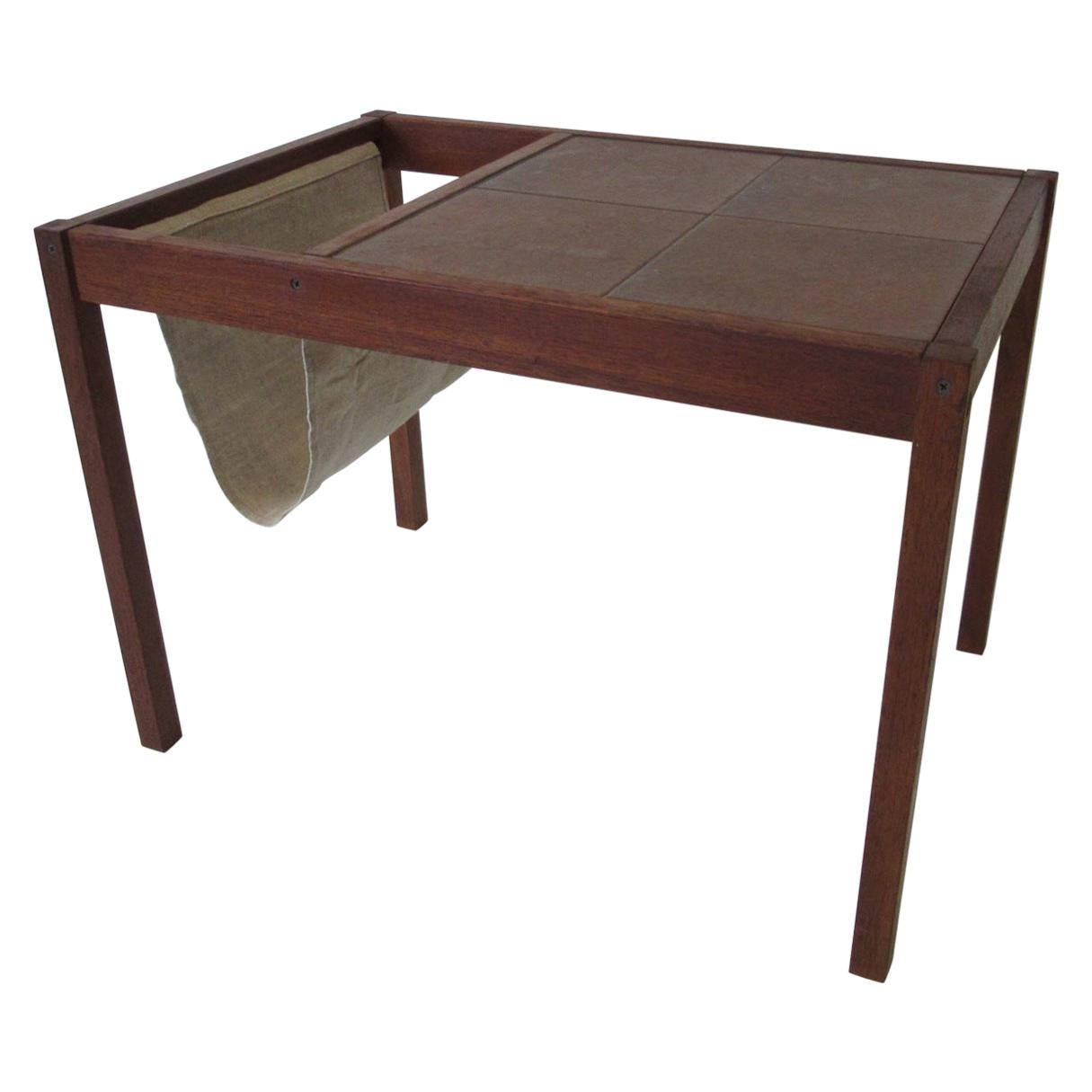 Danish Magazine Rack or Side Table in the Style of BRDRK Furbo