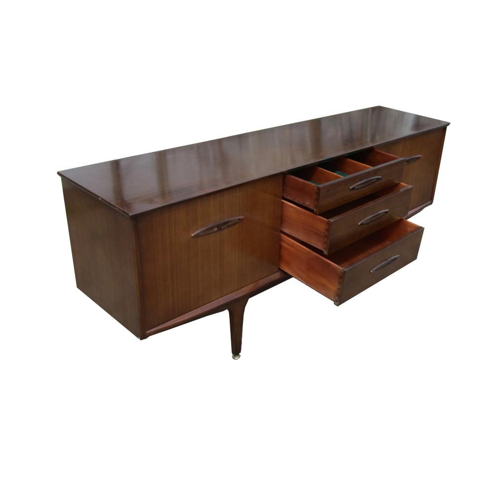 Credenza danese in mogano In condizioni buone in vendita a Pasadena, TX