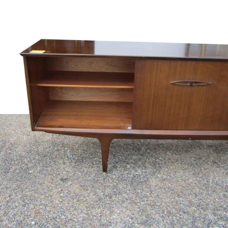 Danish Mahogany Credenza For Sale at 1stDibs