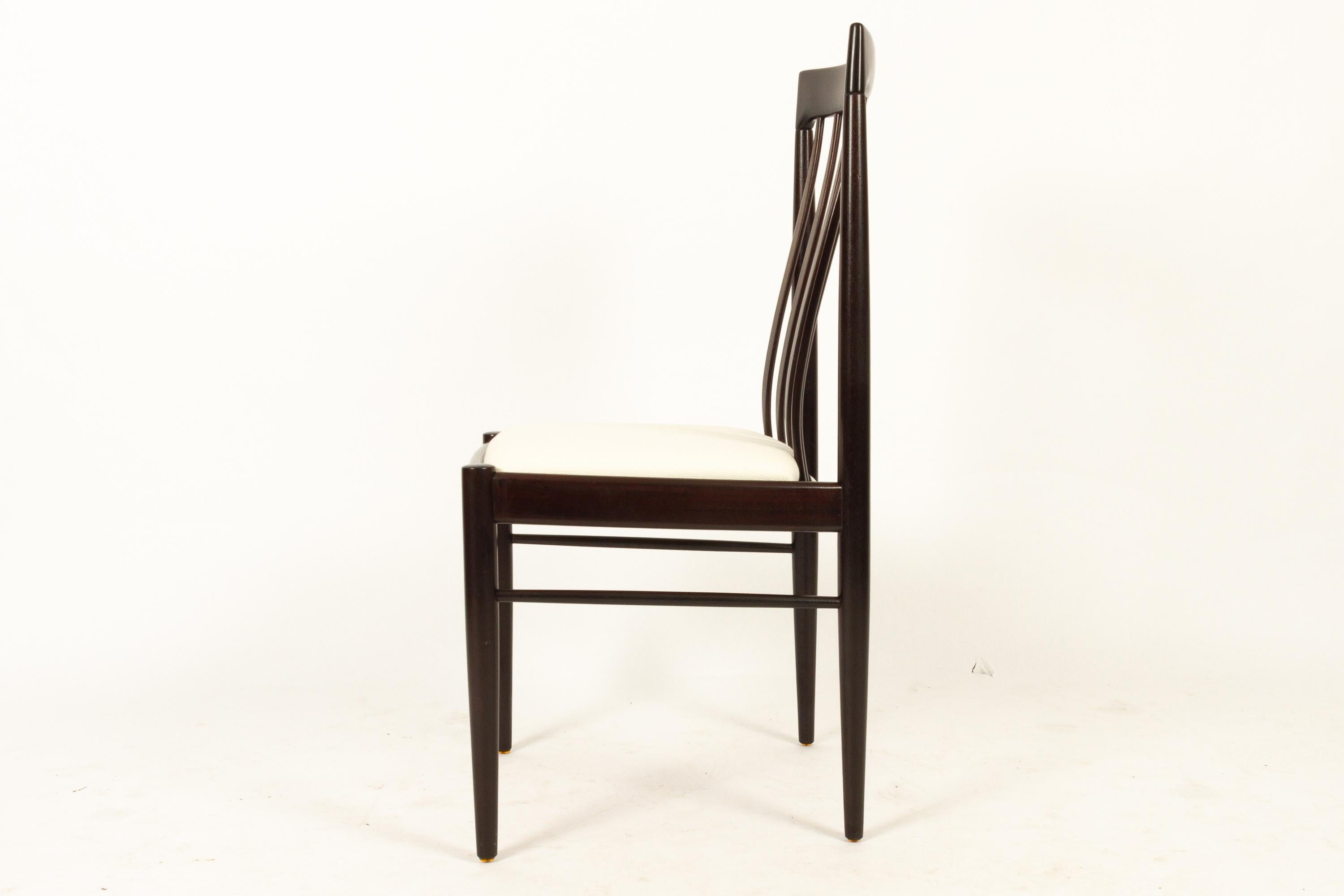 Danish Mahogany Dining Chairs by H. W. Klein for Bramin 1970s Set of 6 1