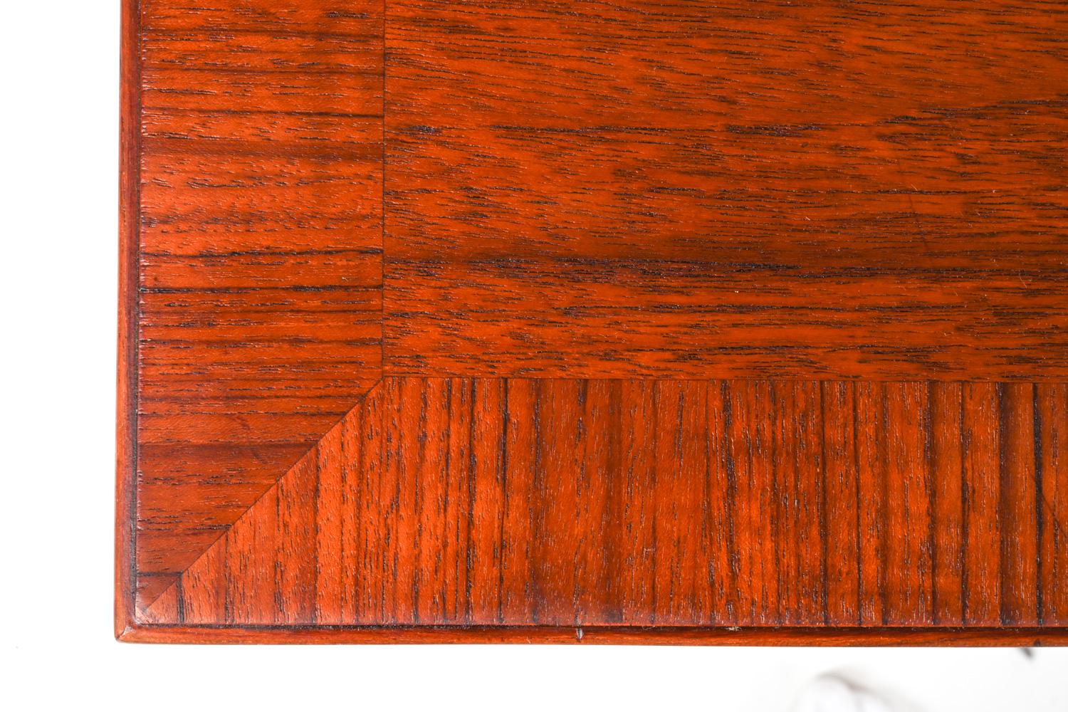Danish Mahogany Executive Writing Desk by Ole Wanscher, c. 1950's 4