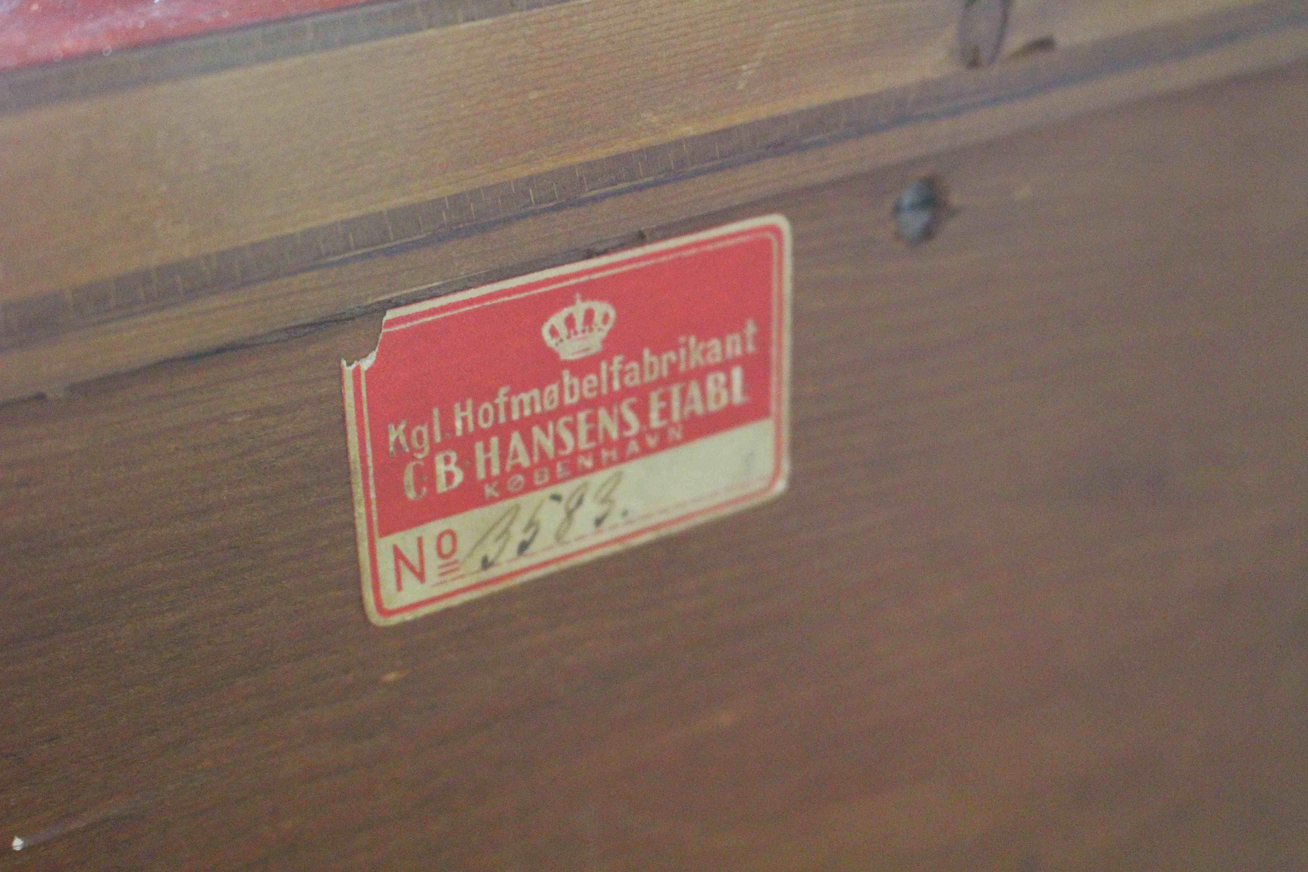 Danish Mahogany Sideboard, 1940s For Sale 7