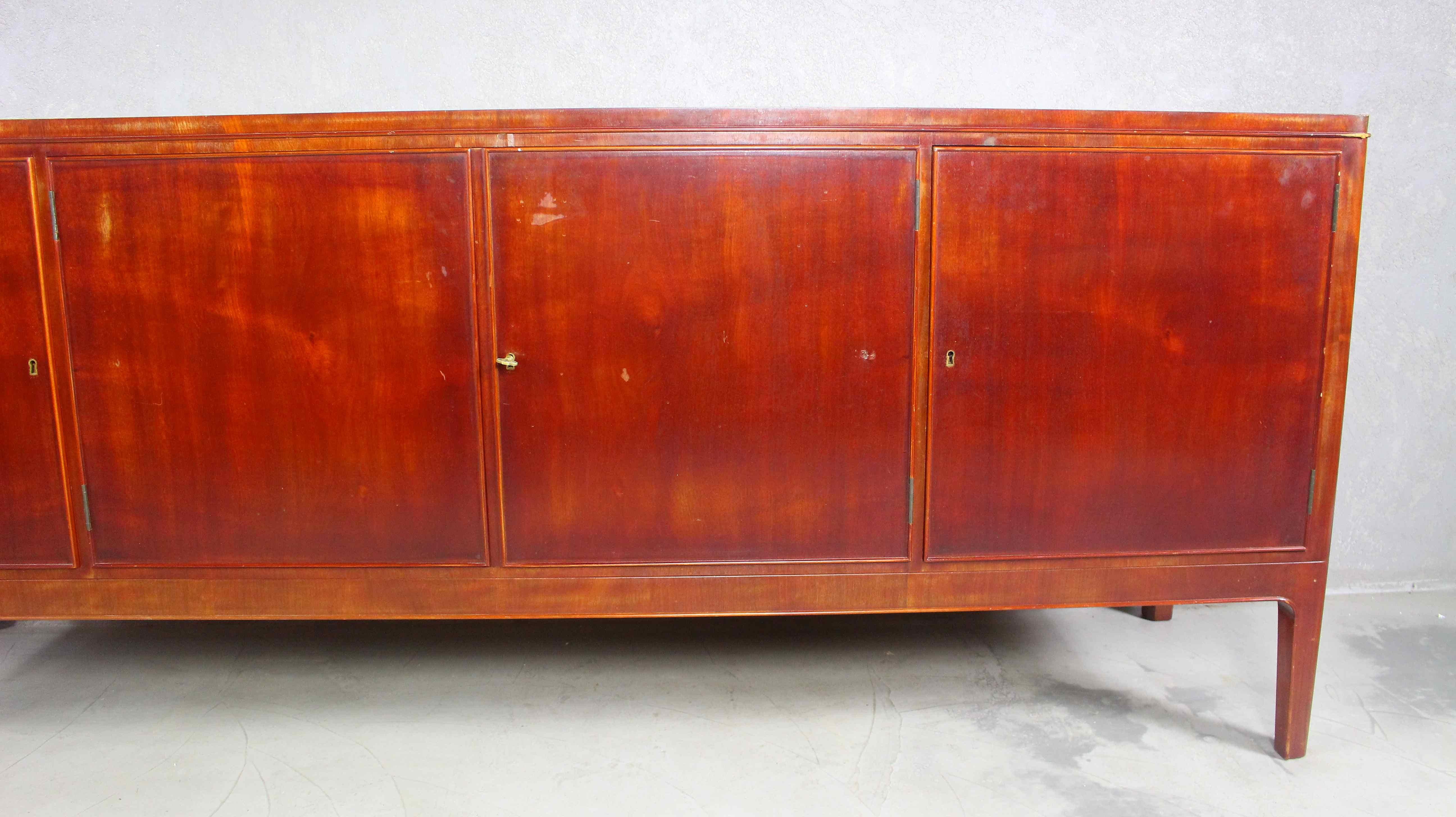 20th Century Danish Mahogany Sideboard, 1940s For Sale