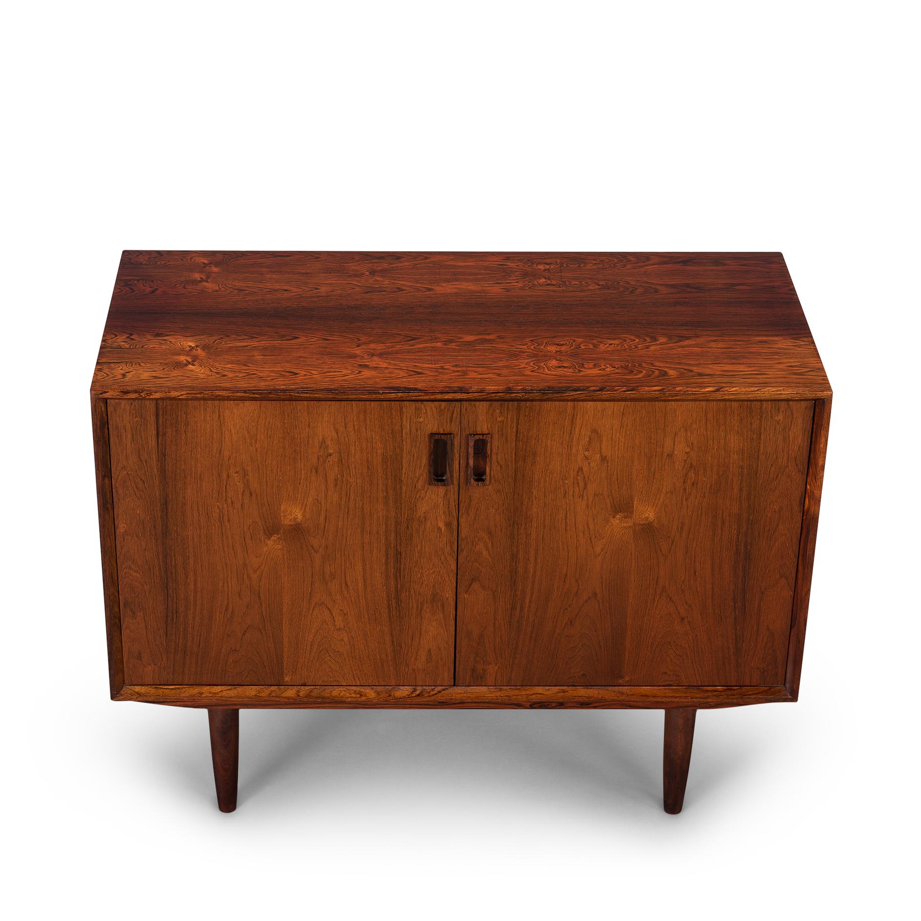 Veneer Danish Mahogany Sideboard by Johannes Sorth for Bornholm Møbelfabrik, 1960s