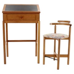 Danish Mahogany Writing Desk and High Chair by Rud Thygesen & Johnny Sørensen