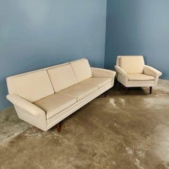 Danish Matador Diplomat Sofa & Armchair Aage Christiansen Erhardsen & Andersen