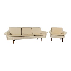 Danish Matador Diplomat Sofa & Armchair Aage Christiansen Erhardsen & Andersen