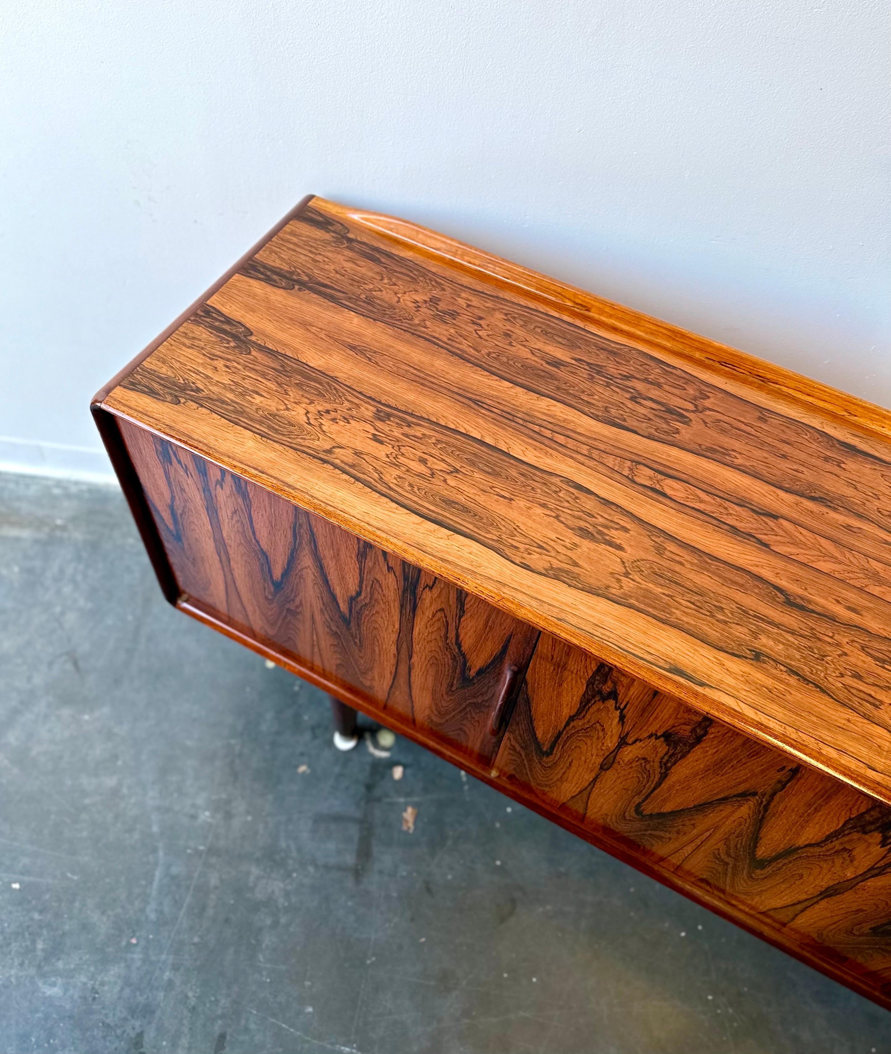 Woodwork Danish mcm rosewood credenza sideboard by Alf Aarseth