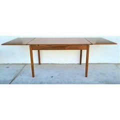 Danish MCM Teak Extendable Dining Table Denmark