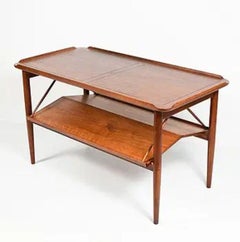 Danish MCM Walnut Library Table