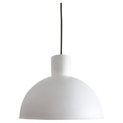 Danish Metal Bunker Maxi Ceiling Lamp by Johannes Hammerborg, 1970s