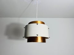 Danish Metal Pendant Lamp, 1970s