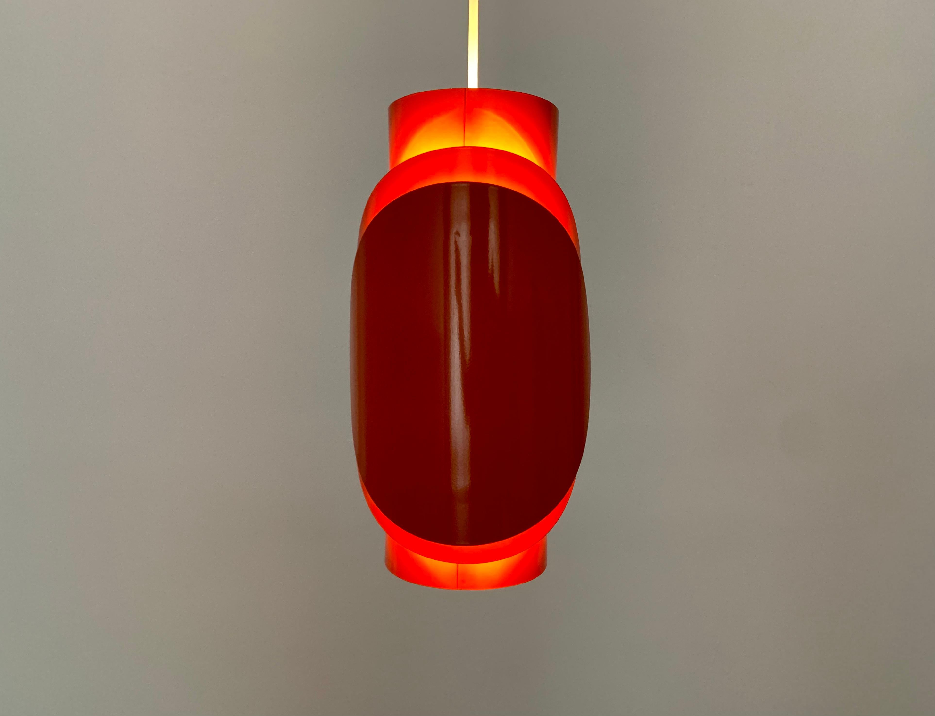 Danish Metal Pendant Lamp by Lyfa For Sale 6