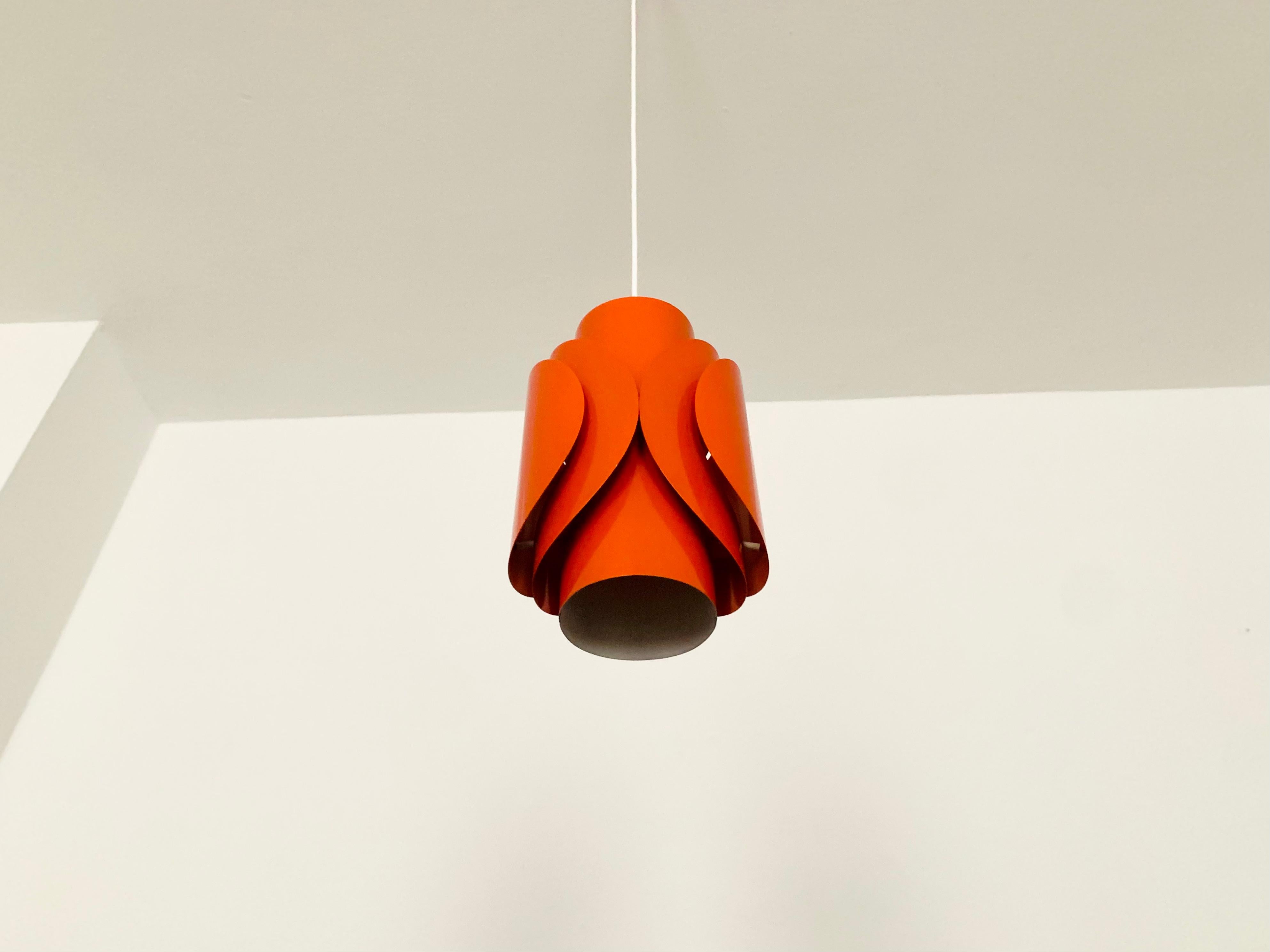 Milieu du XXe siècle Lampe à suspension danoise en métal par Lyfa en vente
