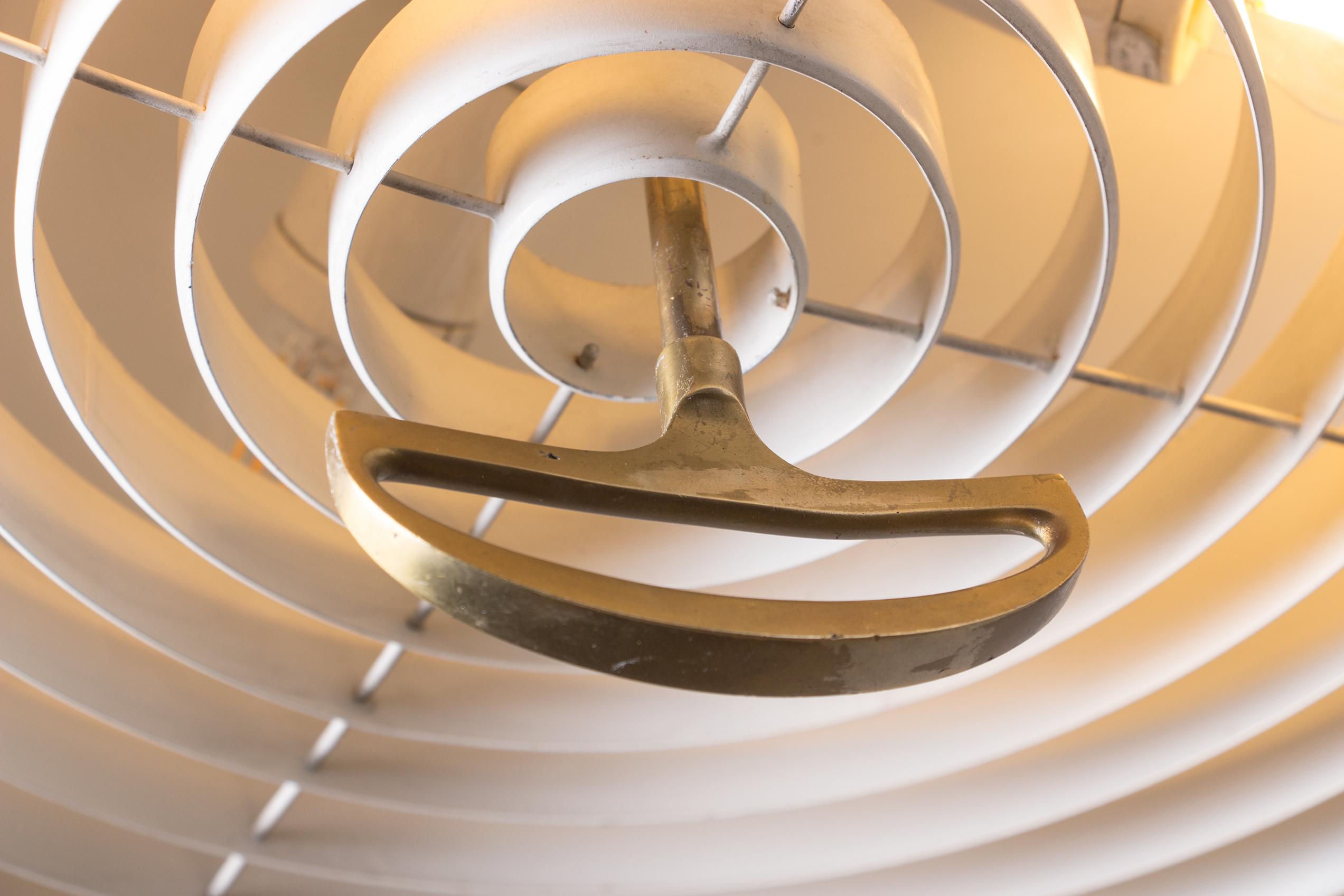 Danish Metal Pendant Lamp California model by Vilhem Wolhert & Jorgen Bo/Poulsen For Sale 1