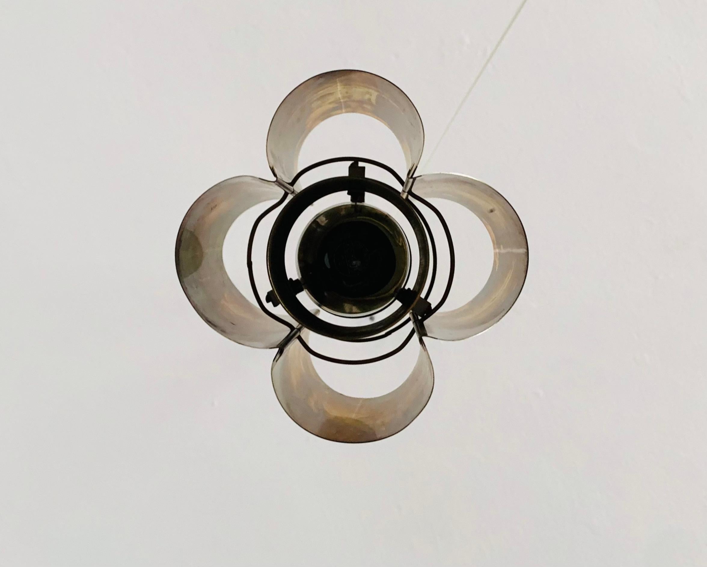 Lampada a sospensione danese in metallo in vendita 1