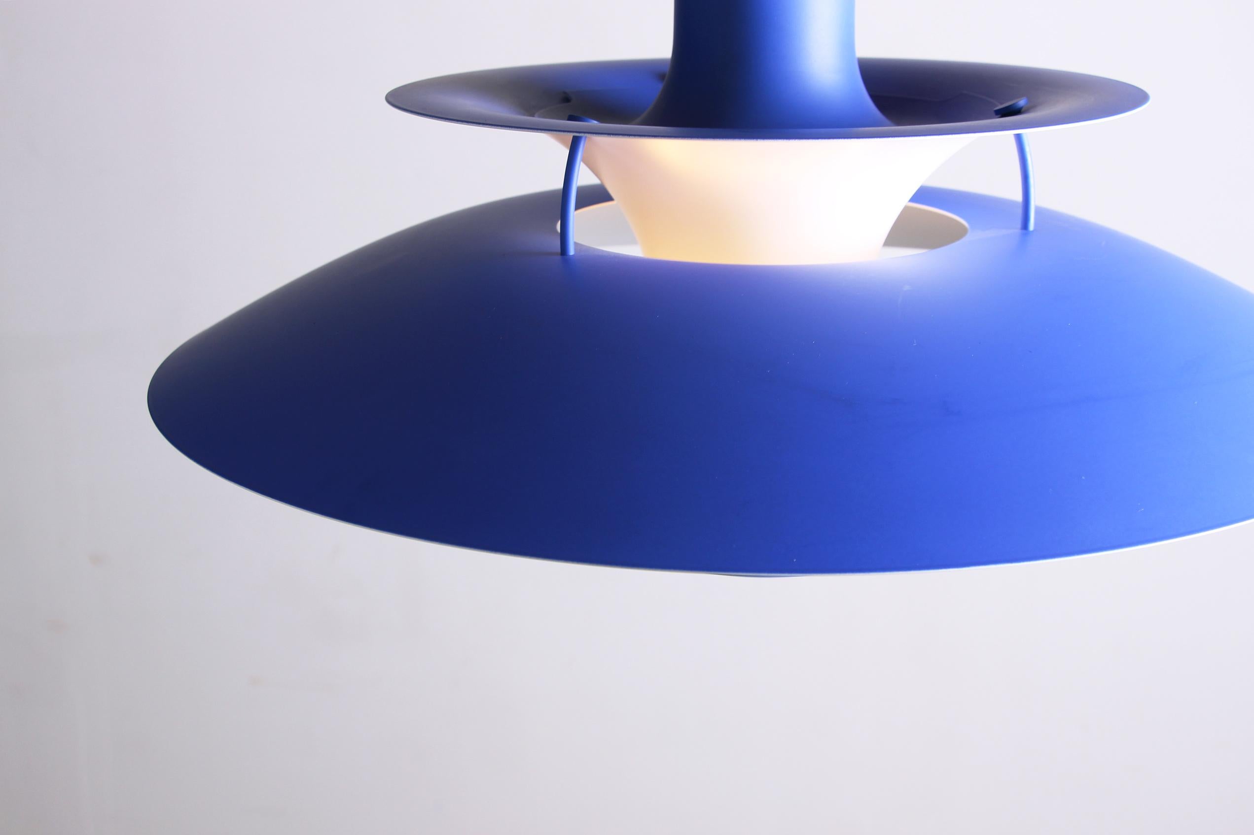 Danish metal pendant light, model PH 5 by Poul Henningsen for Louis Poulsen. 9
