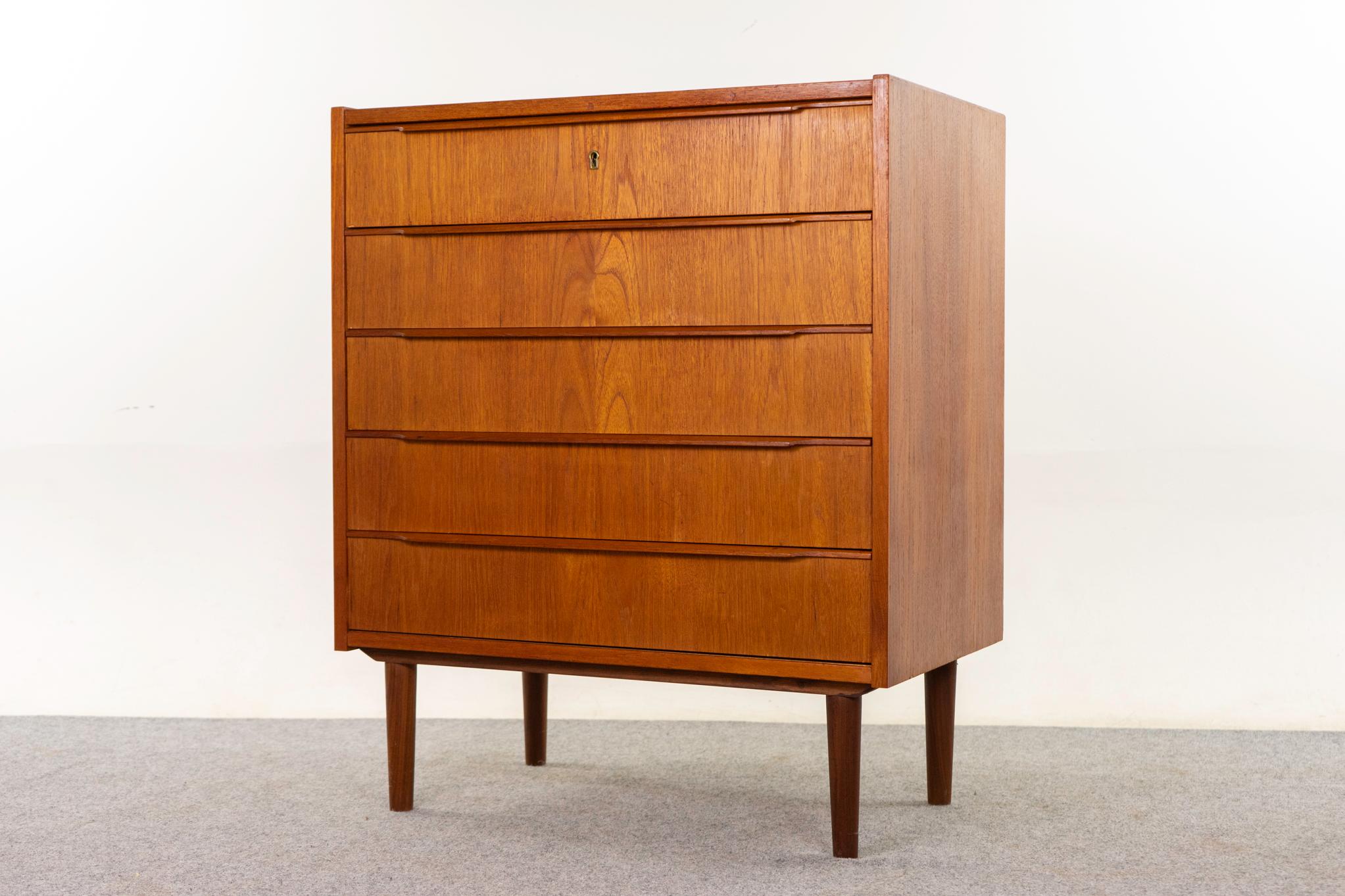 Scandinavian Modern Danish Mid-Century Modern Highboy Dresser