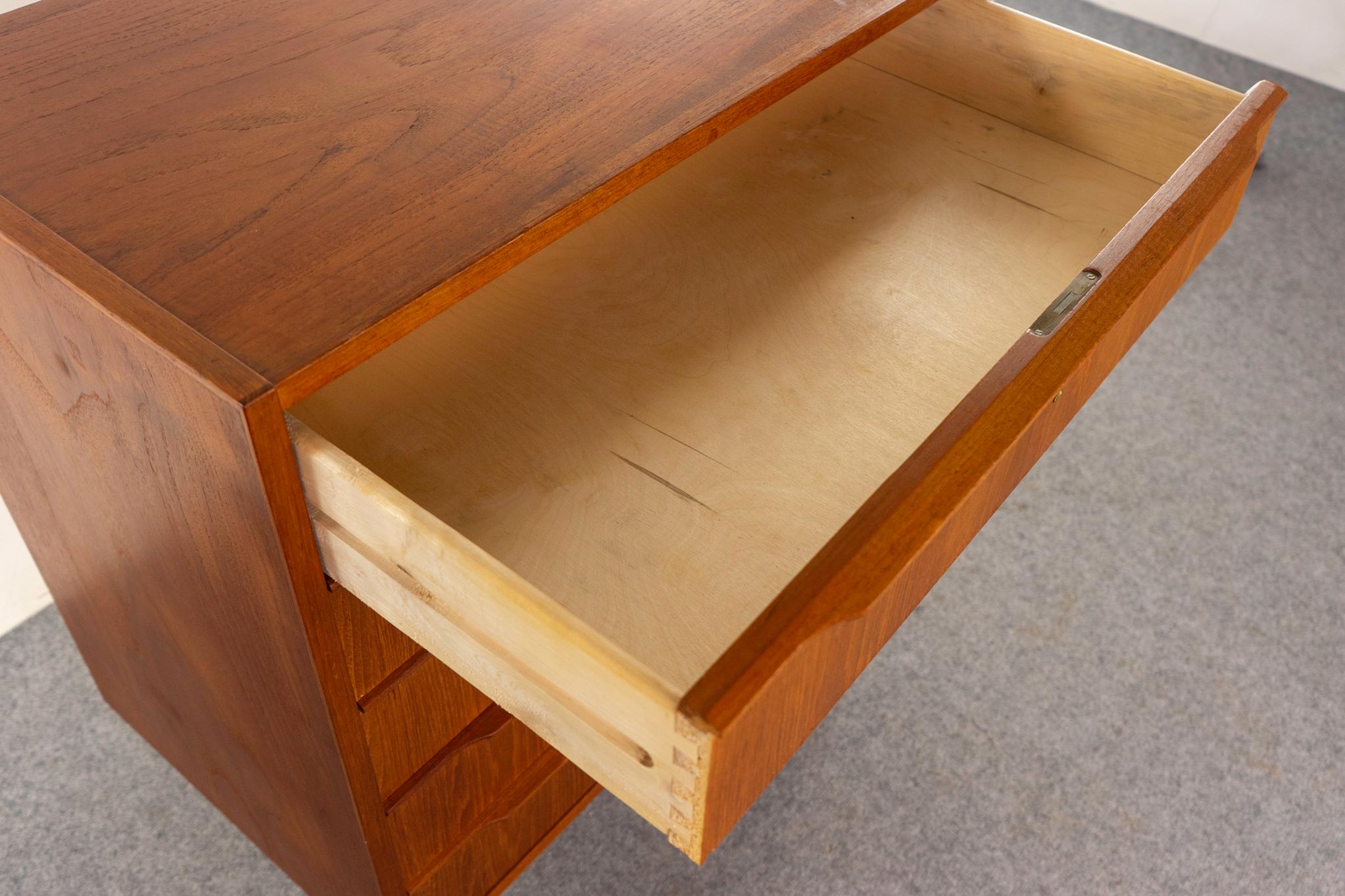 Danish Mid-Century Modern Highboy Dresser 1