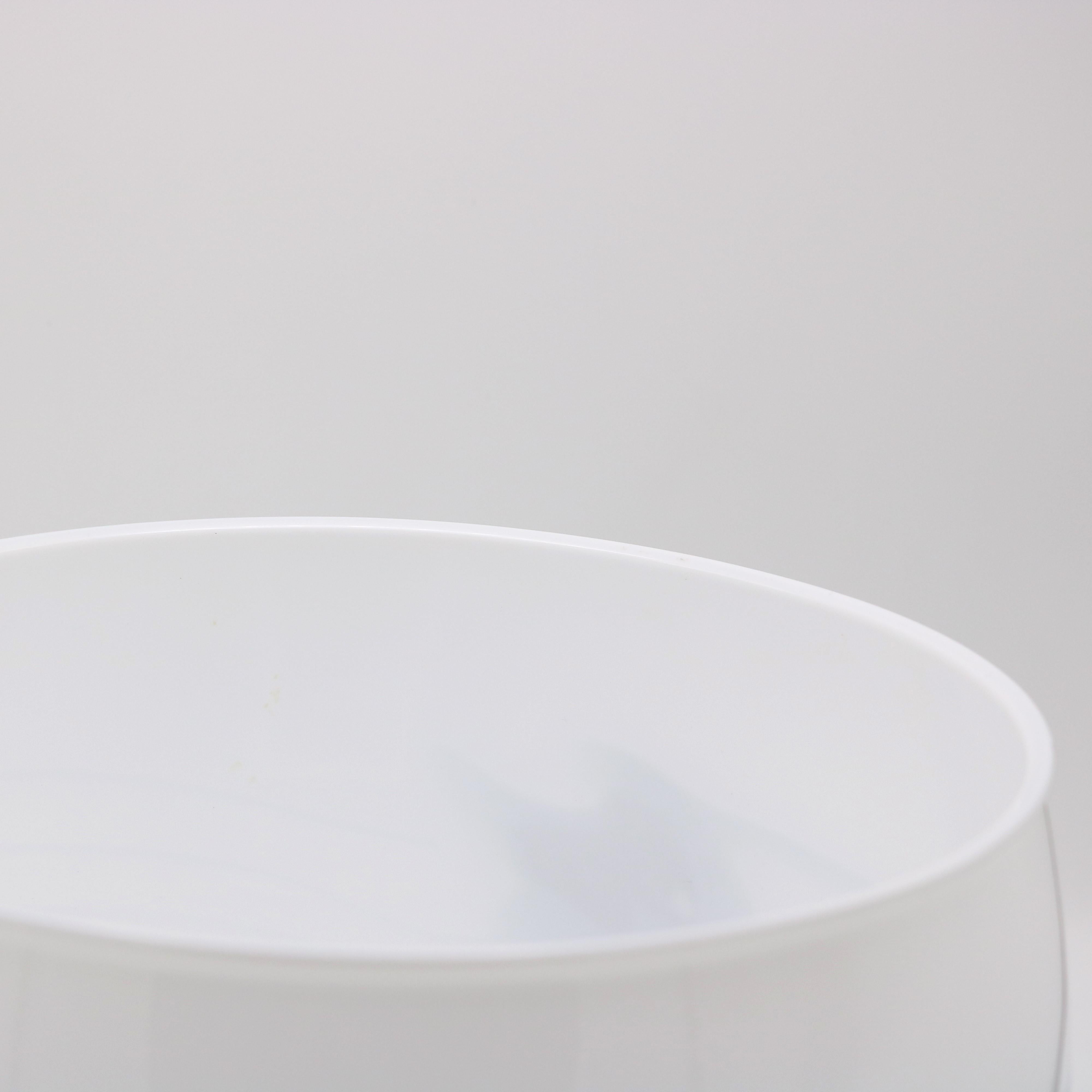 20th Century Danish Michael Bang Holmegaard Glass Cache Pot Denmark 1970 For Sale