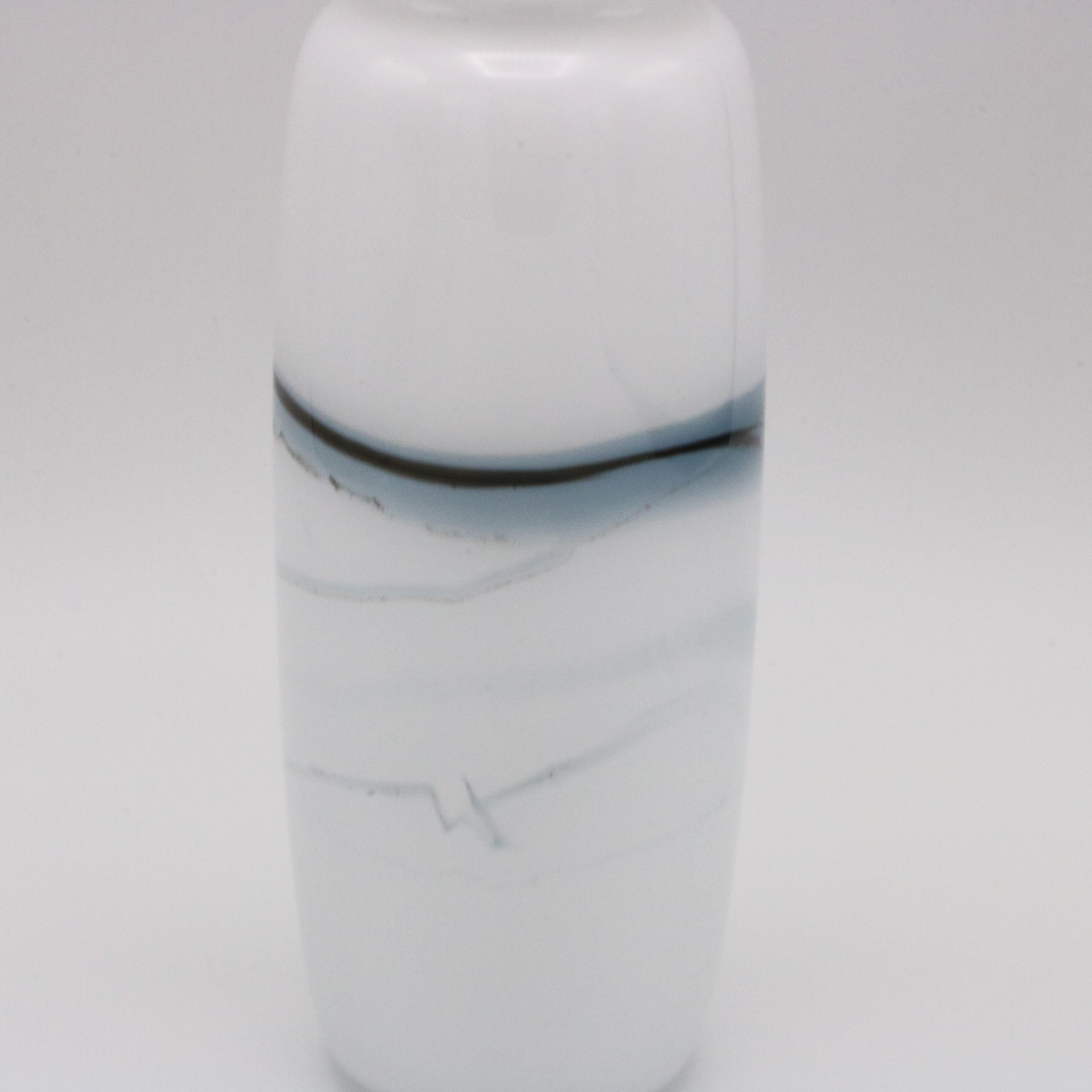 Vaso di vetro danese Michael Bang Holmegaard Danimarca 1970 In condizioni buone in vendita a New York, NY
