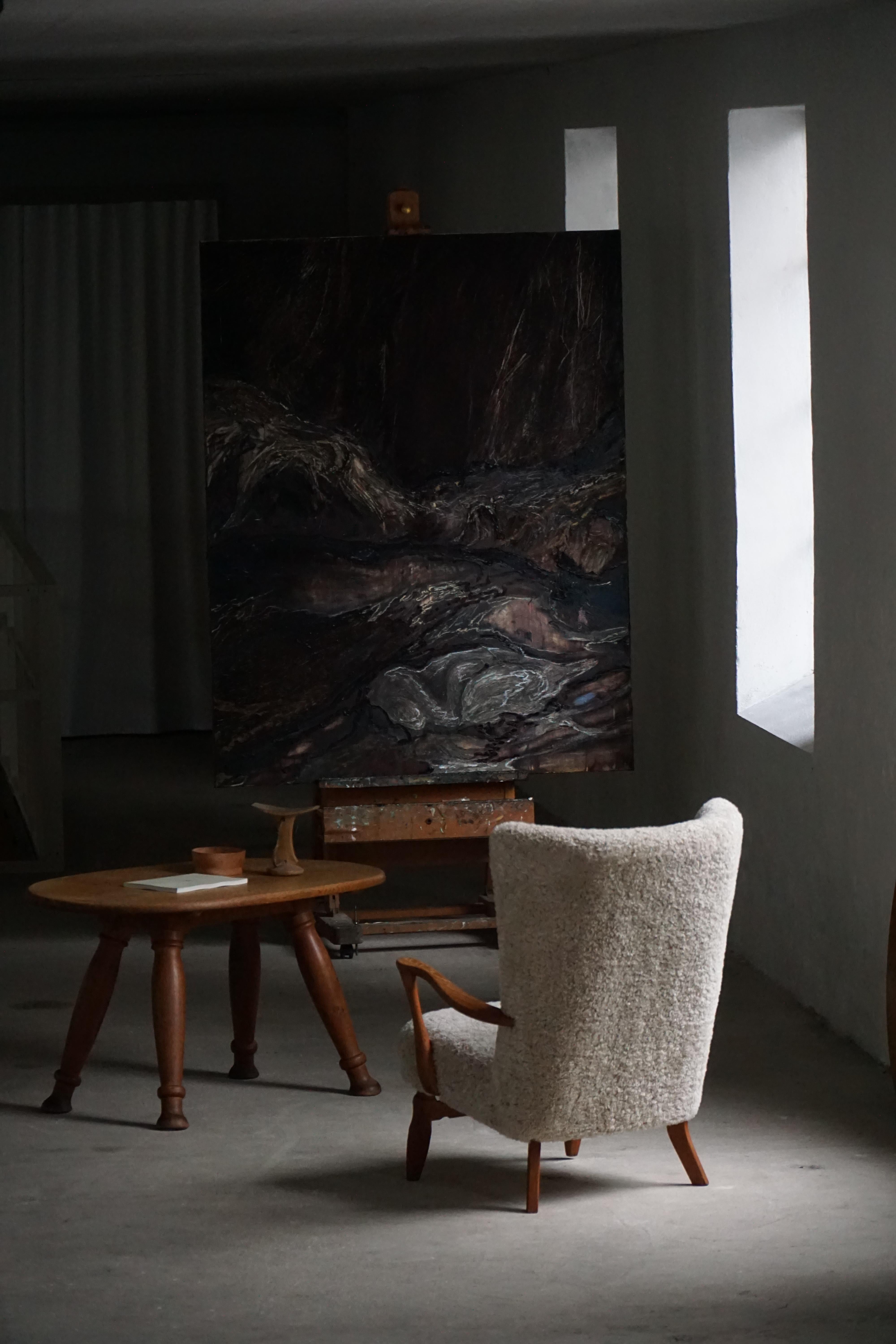 20ième siècle Danish Mid-20th Century, Coffee Table / Side Table in Oak, Otto Færge, 1940s en vente