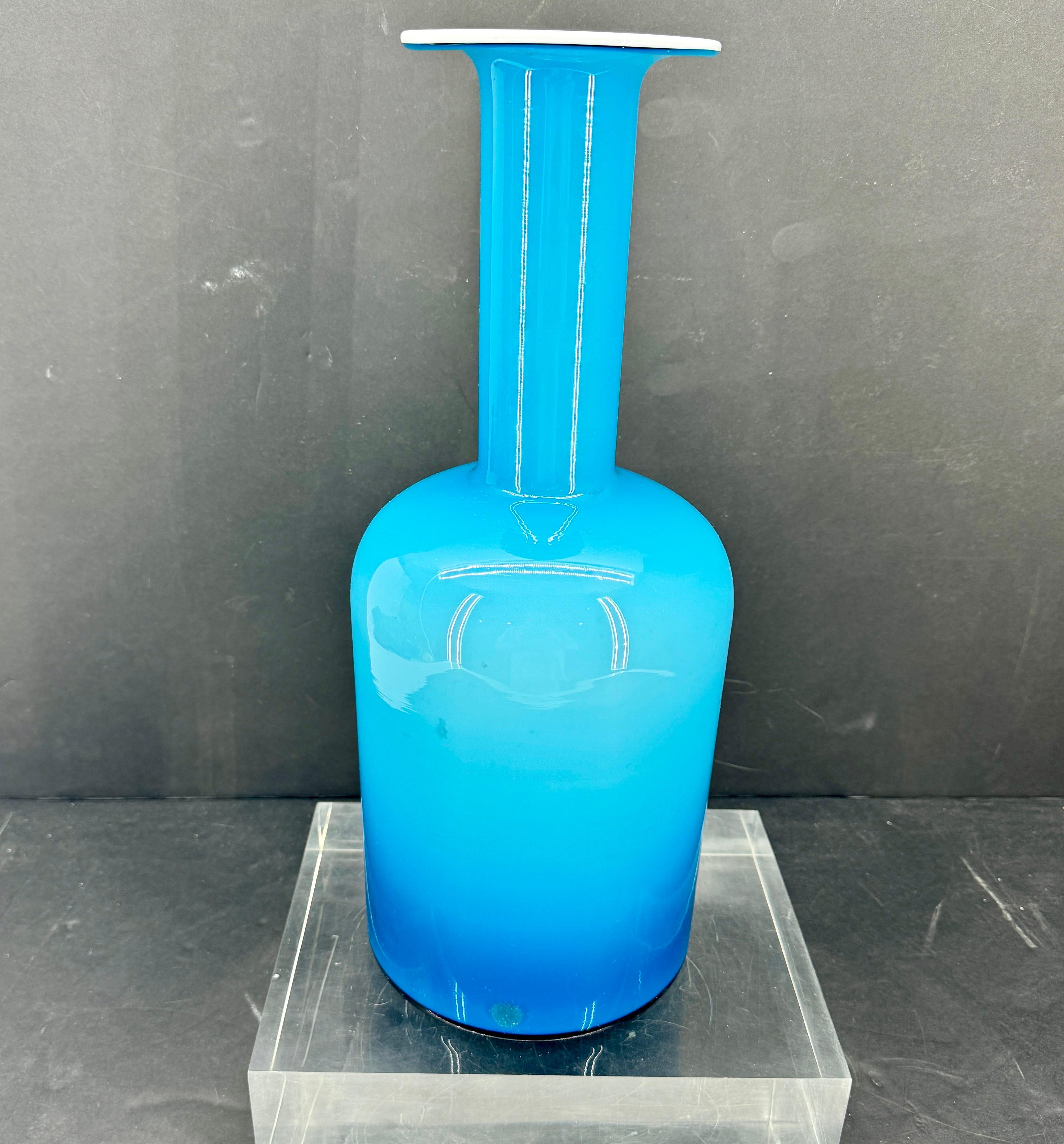 Vaso Holmegaard danese della metà del 29° secolo moderno di Otto Brauer in vendita 4
