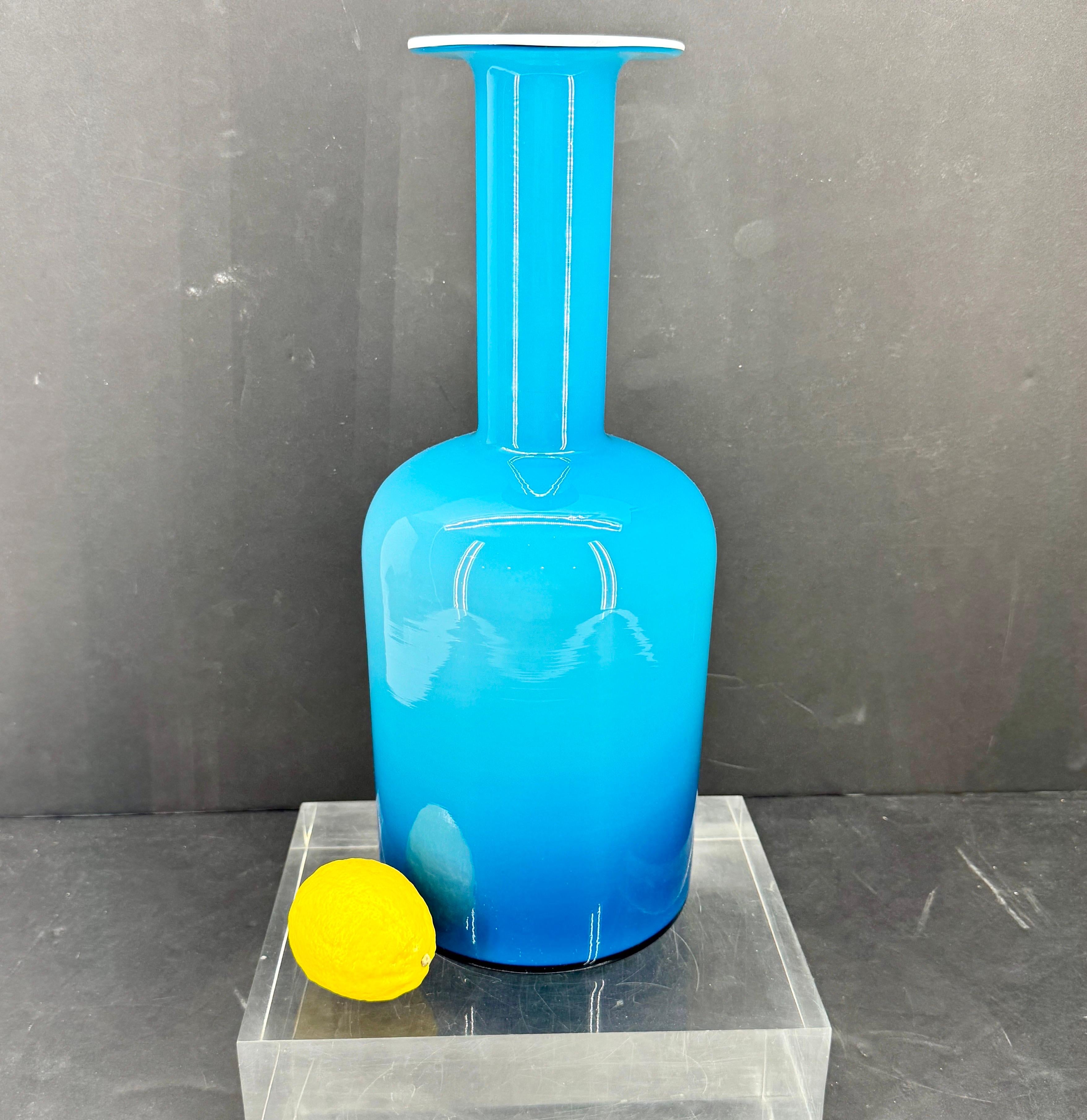 Mid-Century moderno Vaso Holmegaard danese della metà del 29° secolo moderno di Otto Brauer in vendita