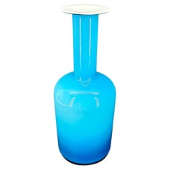 Vase Holmegaard danois moderne du milieu du 29e siècle par Otto Brauer