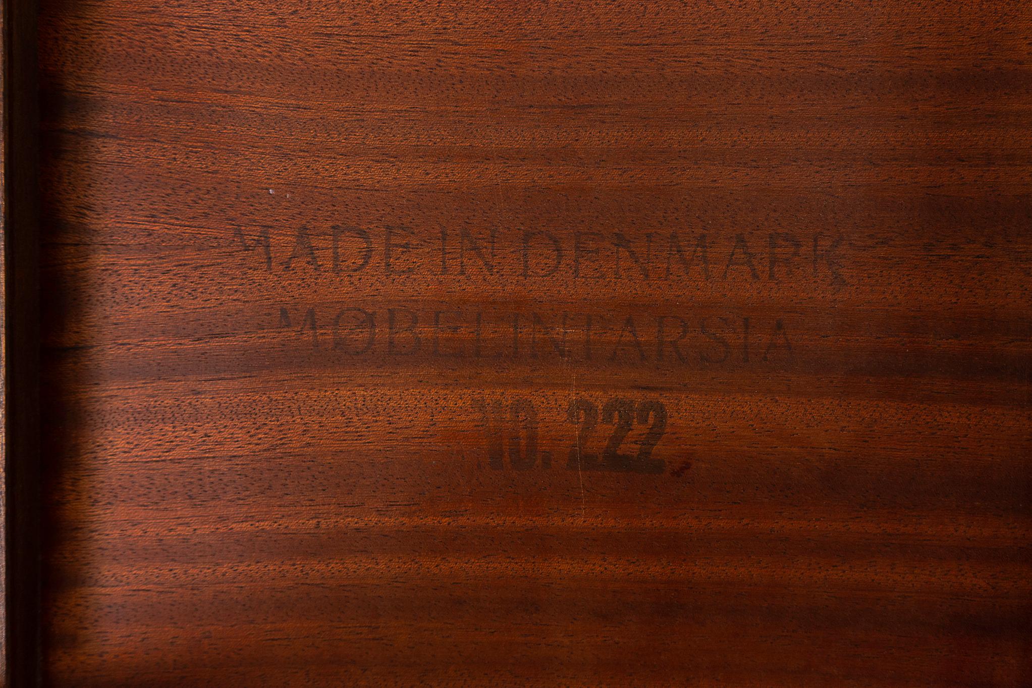 Dänische Mid-Centruy-Modern-Stapeltische aus Rosenholz von Mobelintarsia im Angebot 6