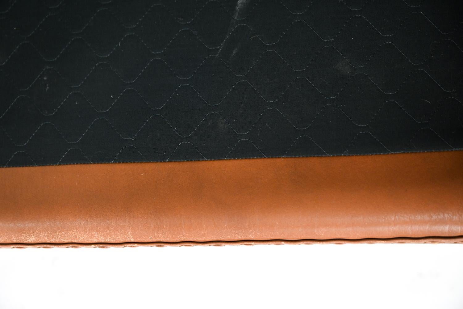 Danish Mid-Century 3-Seater Leather Sofa 2