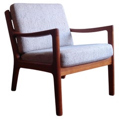 Danish Mid-Century Armchair "Senator" by Ole Wanscher for Poul Jeppesen