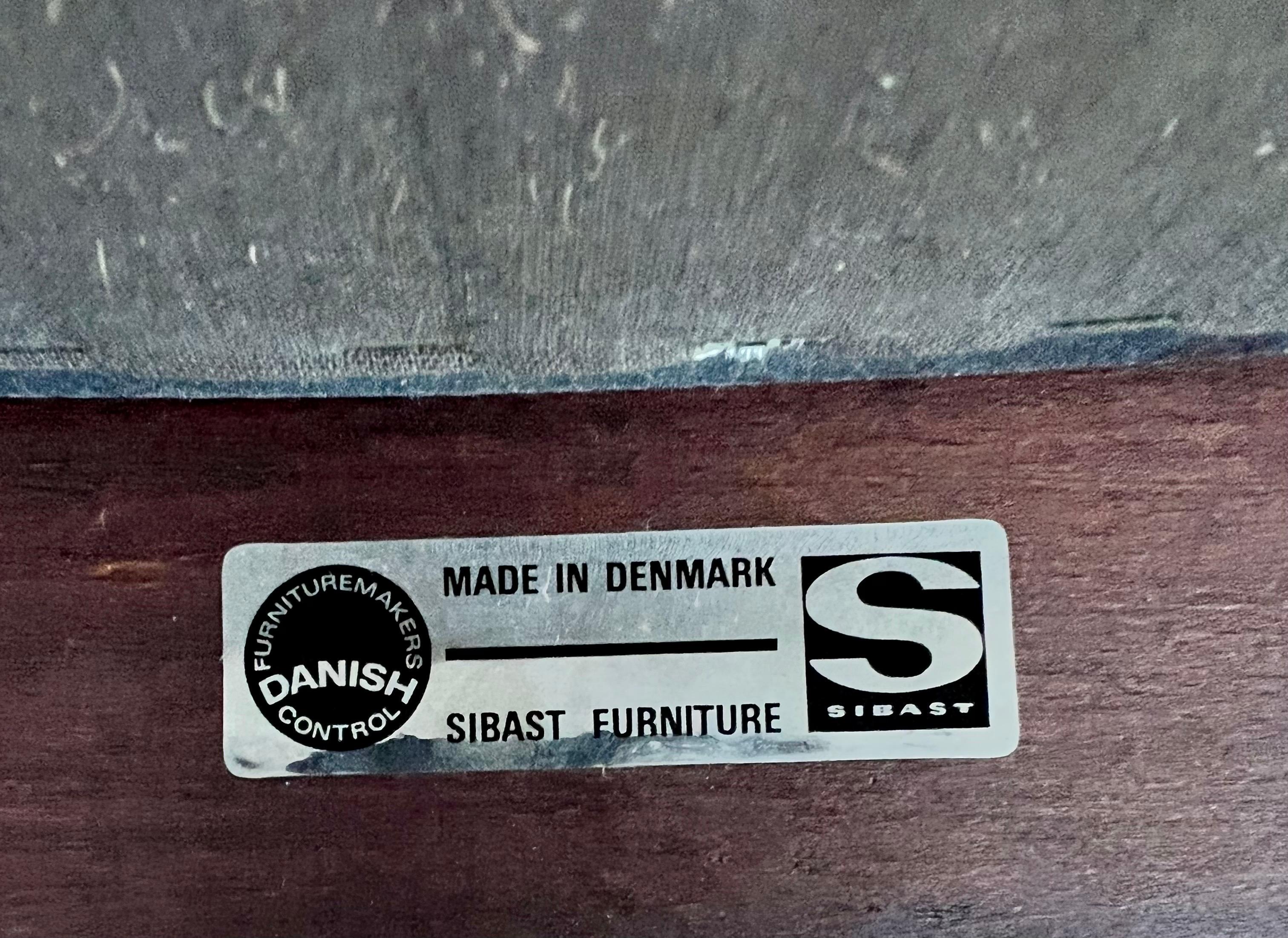 Danish Mid Century Arne Vodder for Sibast Dining Chairs, Set of 8 Model 422 4