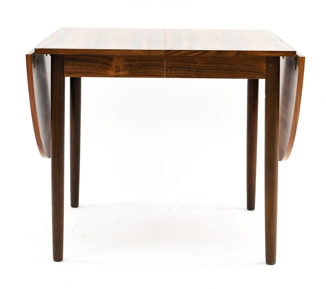 Mid-Century Modern Danish Mid-Century Arne Vodder Style Rosewood Dining Table 