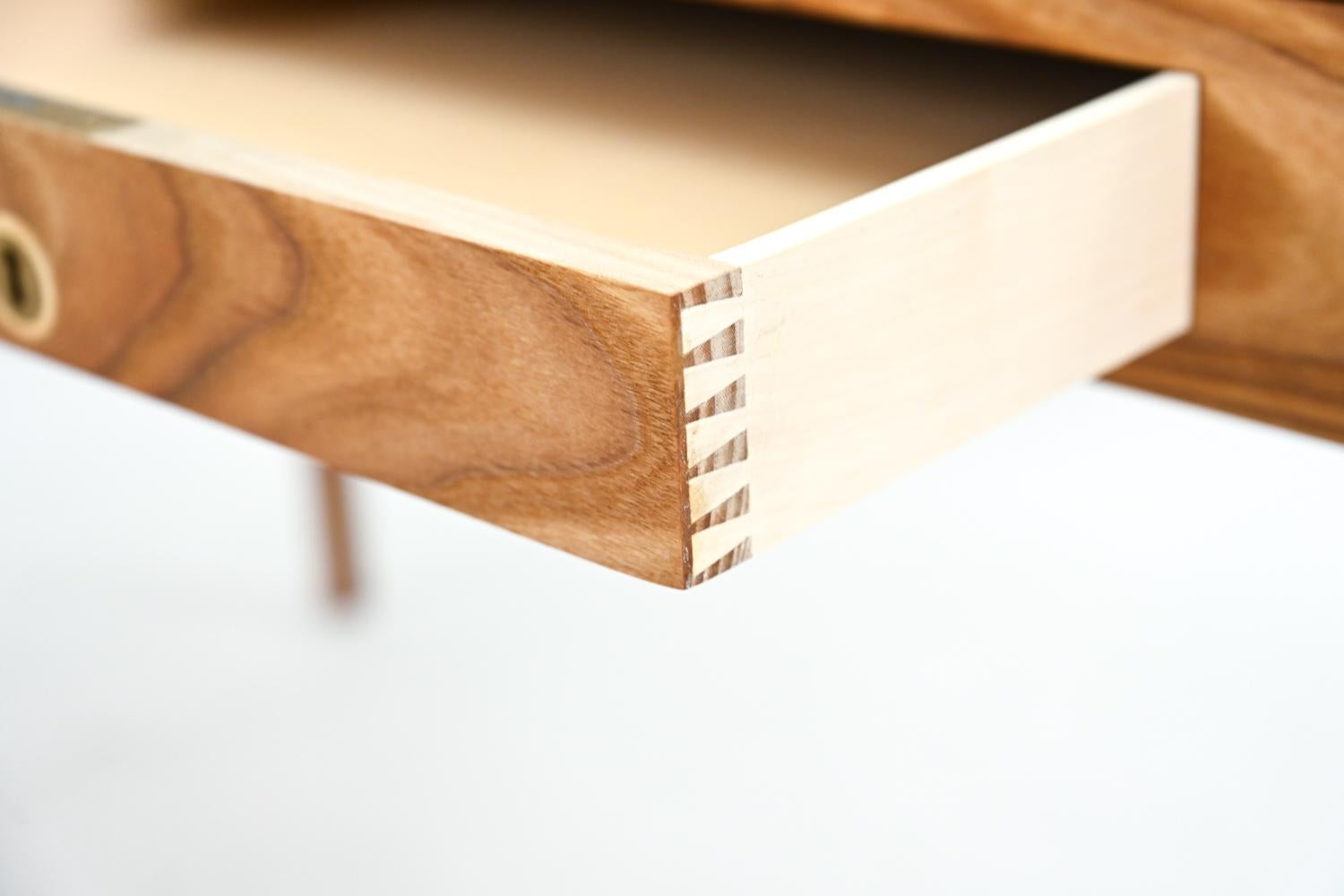 20th Century Danish Mid-Century Ash Wood Desk