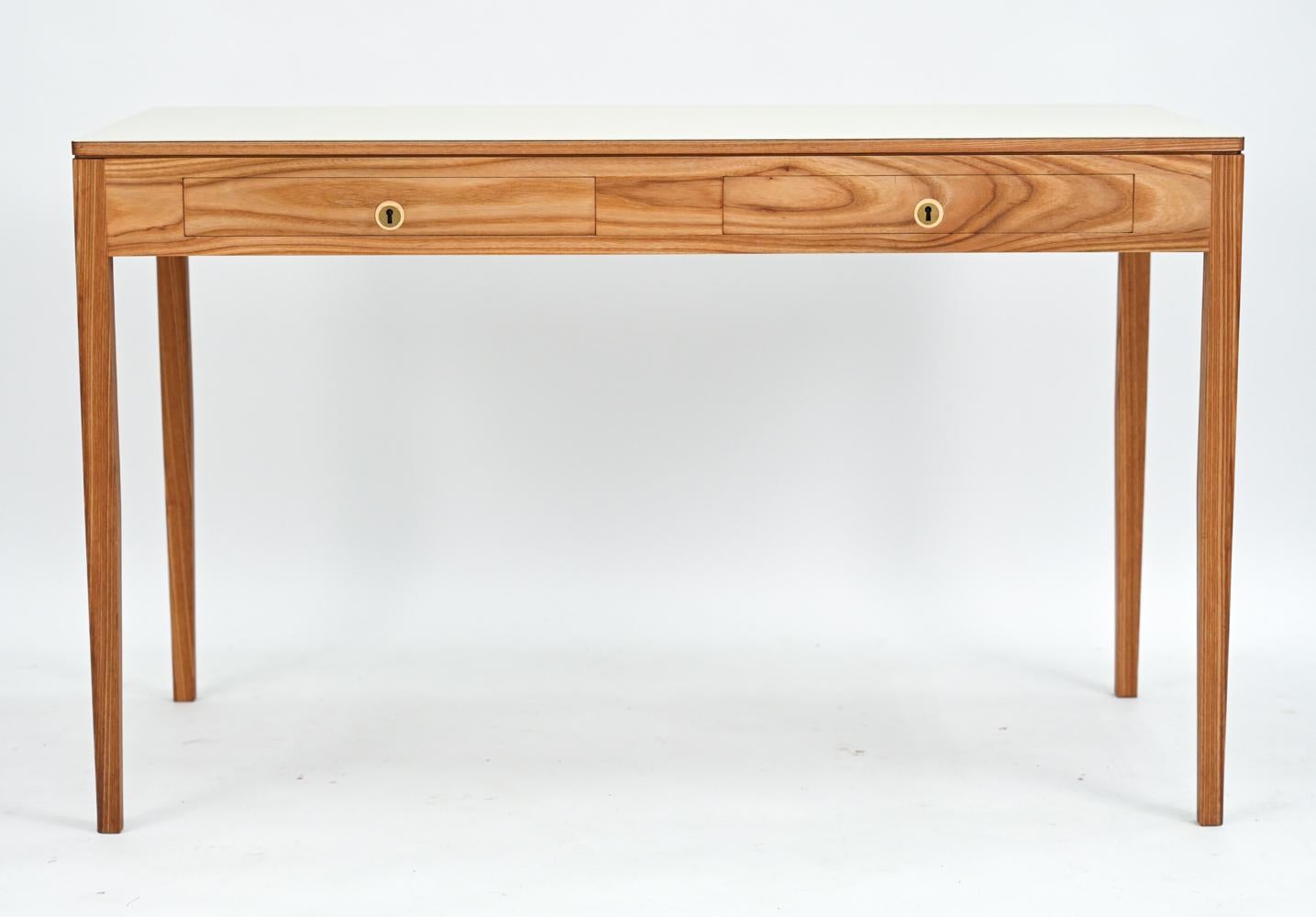 Danish Mid-Century Ash Wood Desk 1