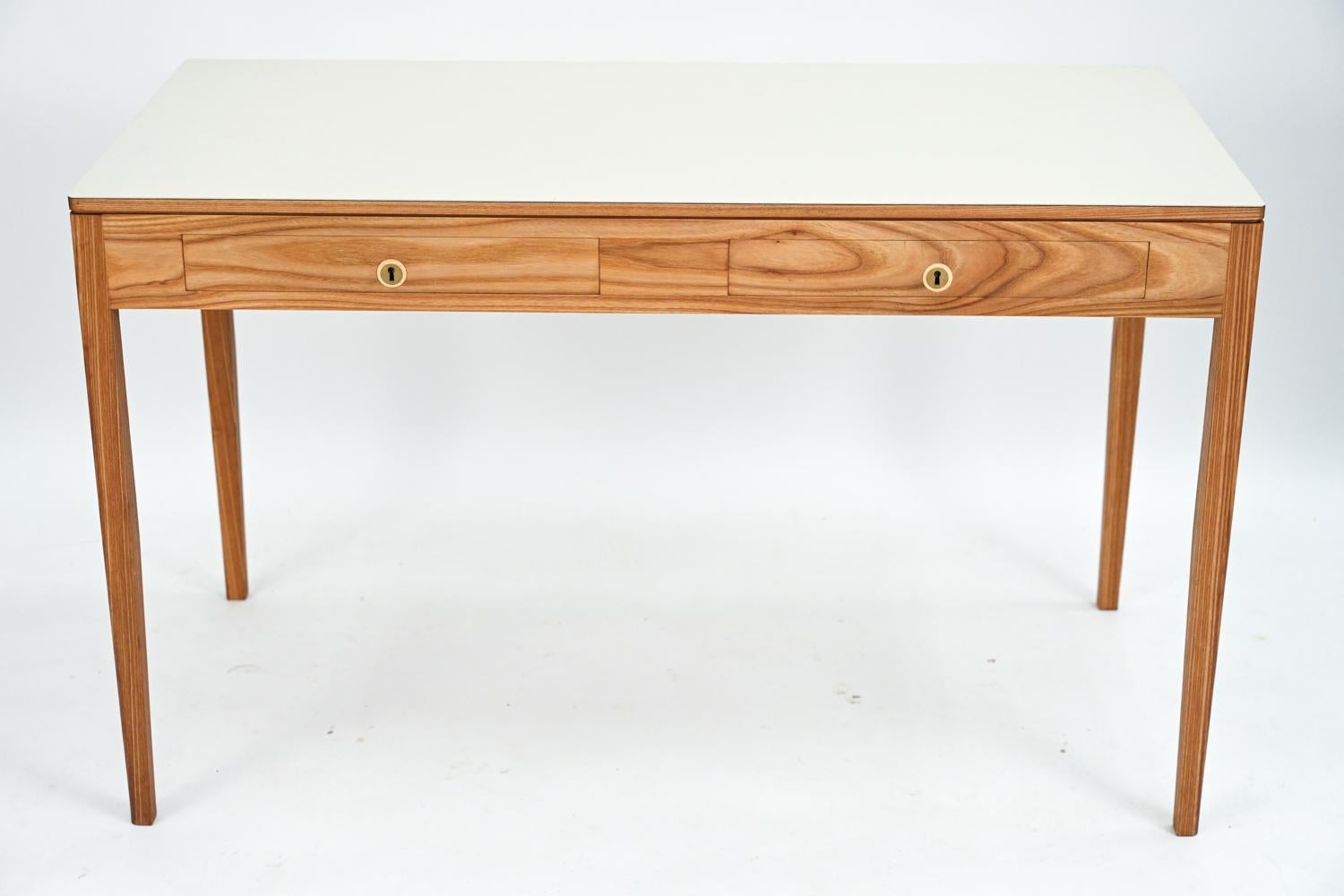 Danish Mid-Century Ash Wood Desk 2