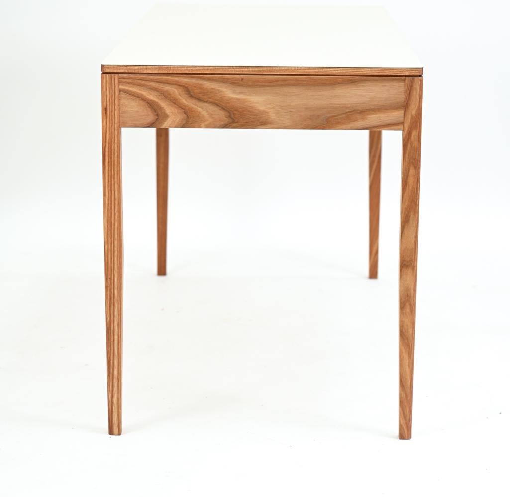 Danish Mid-Century Ash Wood Desk 3