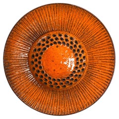 Danish Mid-Century Attr. Knabstrup Ceramic Wall or Ceiling Light