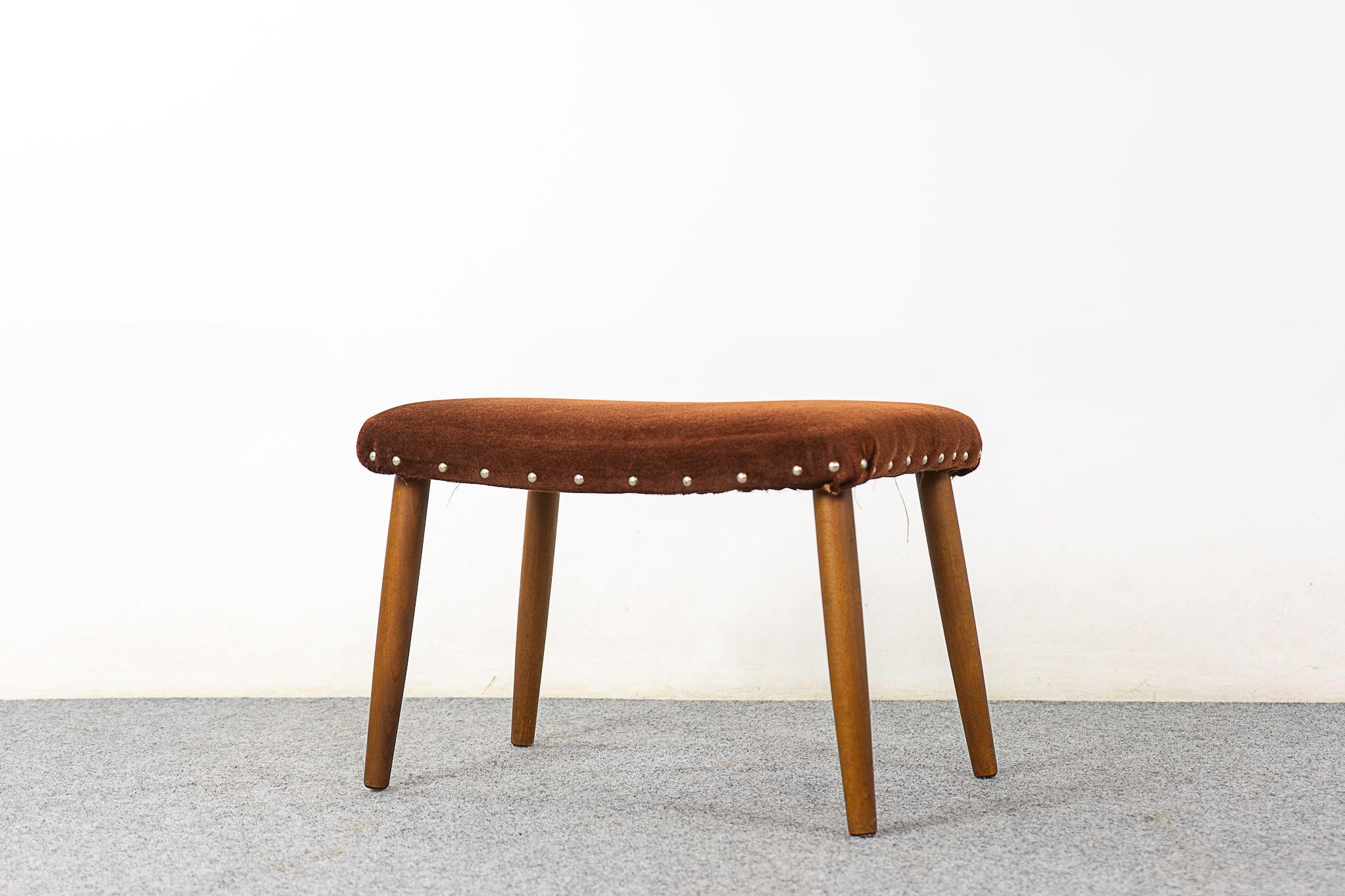 Danish Mid-Century Beech Footstool  For Sale 1