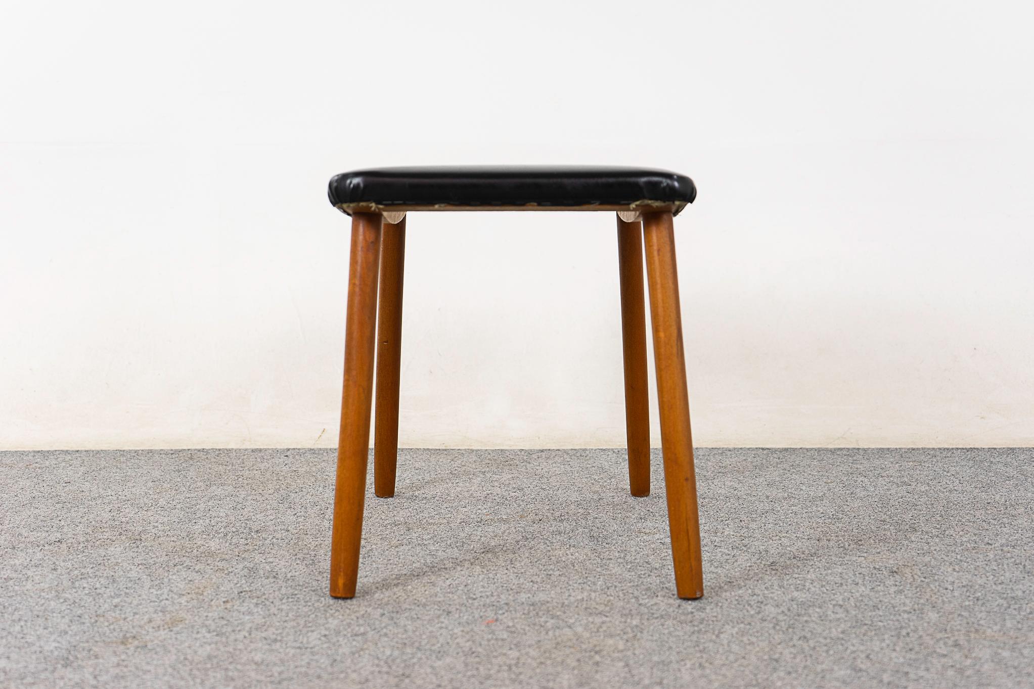 Danish Mid-Century Beech Footstool  For Sale 2