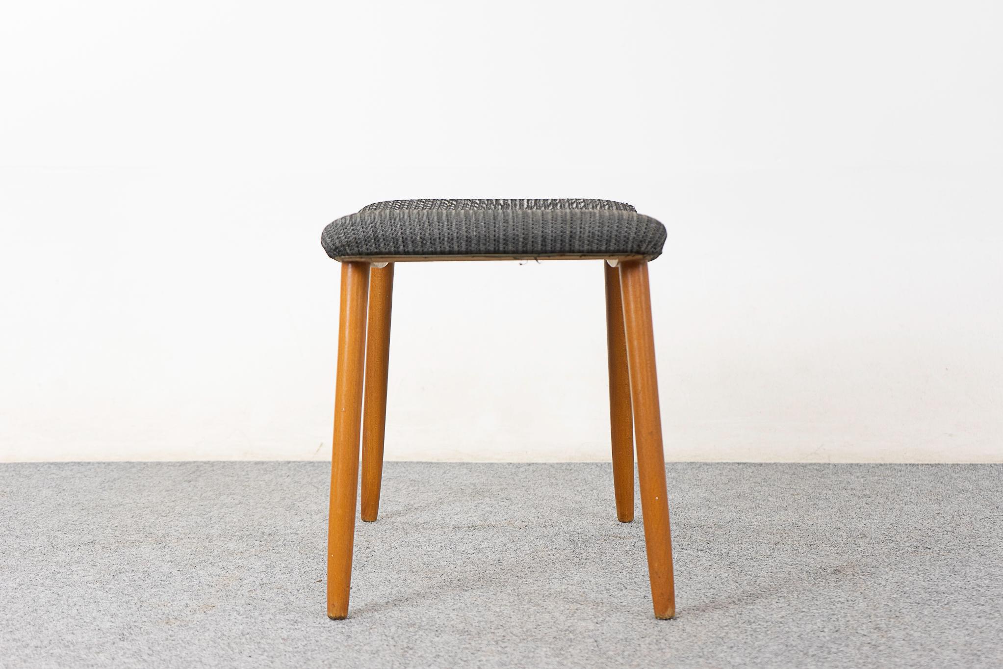 Danish Mid-Century Beech Footstool  For Sale 3