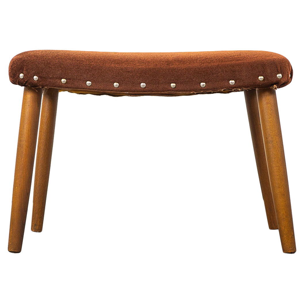 Danish Mid-Century Beech Footstool For Sale