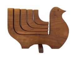 Danish Mid Century Bird Candle Holder