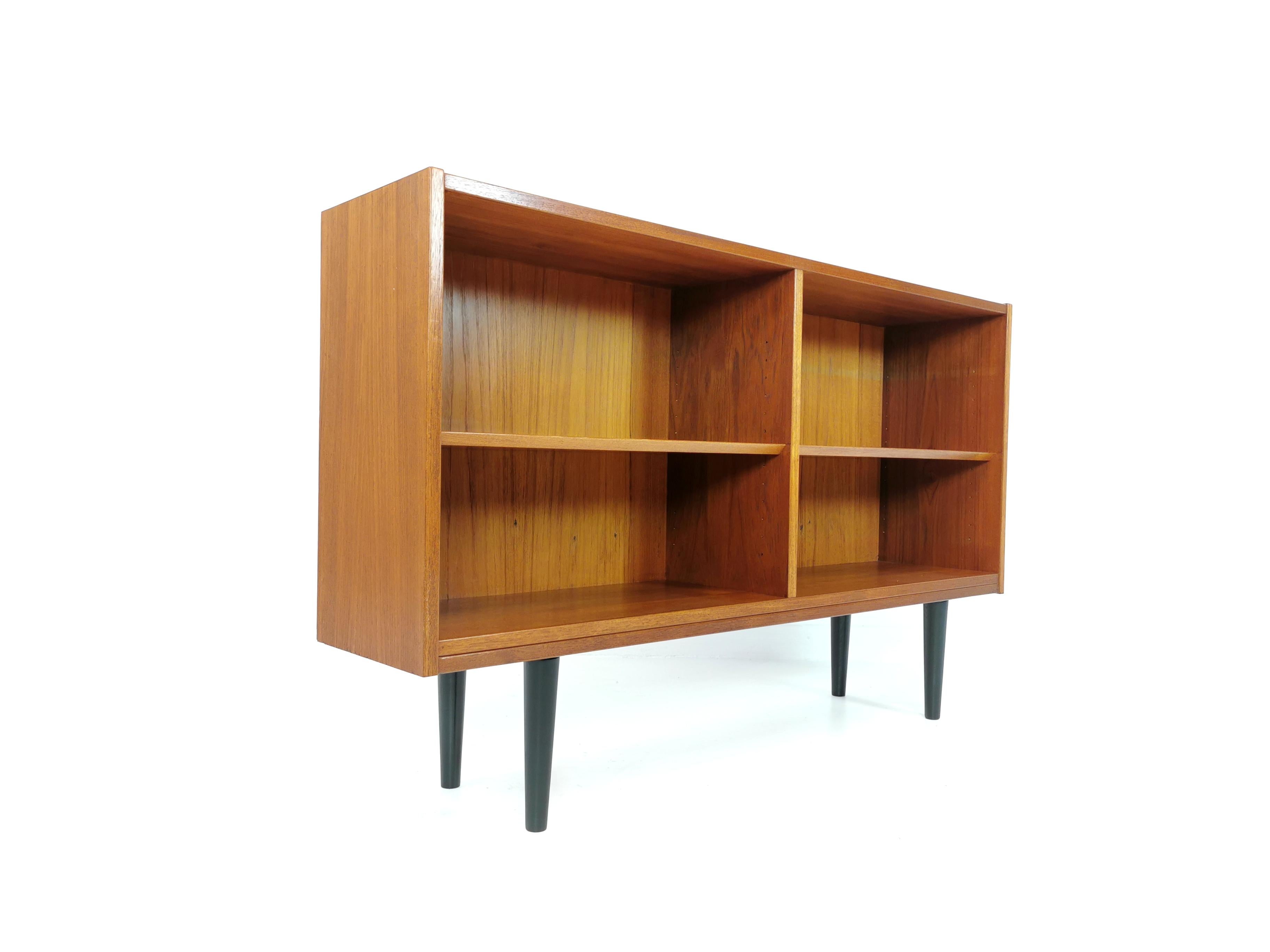 Danish Midcentury Bookcase Cabinet Vintage Unit, 1960s-1970s In Good Condition In STOKE ON TRENT, GB