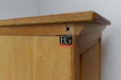 Danish Mid-Century Brutalist Oak Sideboard by Henning Kjærnulf for EG, 1960s.