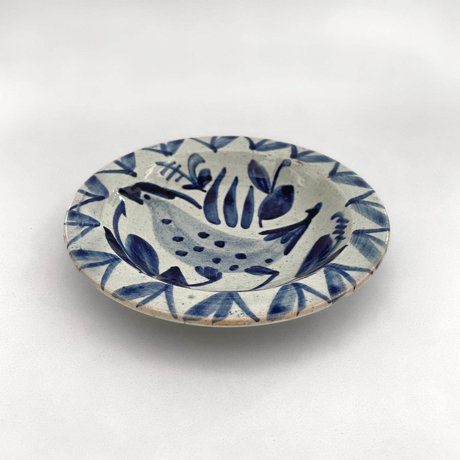 Late 20th Century Danish Mid Century Ceramic Catch All Ring Dish  